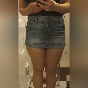 Mini Jean skirt